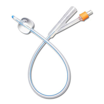 Bard LUBRI-SIL 2-Way All Silicone Hydrogel Coated Foley Catheter, 16Fr (176816)