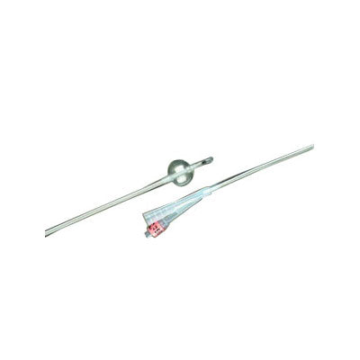 Bard LUBRI-SIL I.C. All-Silicone 2-Way Foley Catheter w/Bacti-Guard Silver Alloy Coating, 12Fr, 5cc (1758SI12)