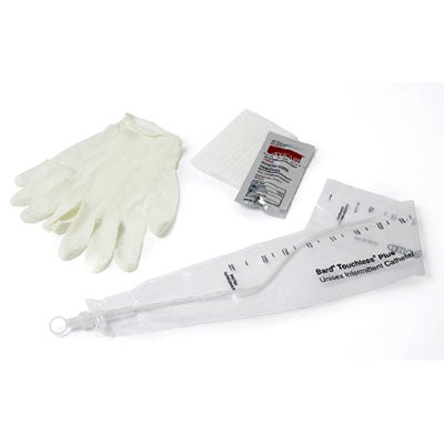 Bard TOUCHLESS Plus Coude Unisex Intermittent Catheter Kit, 16Fr (4A8116)