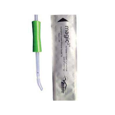 Bard Magic3 Coude Male Hydrophilic Intermittent Catheter, with Sure-Grip, 10Fr, 16" (50610)