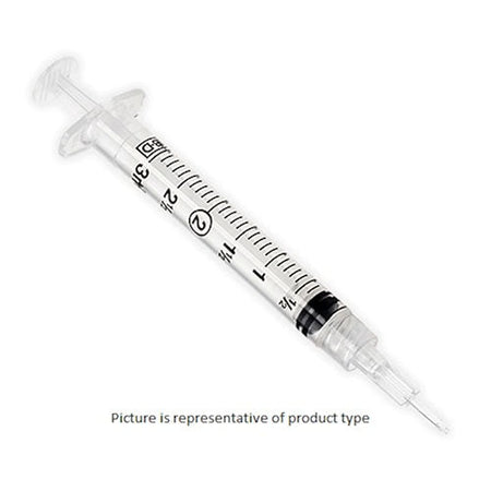 Becton Dickinson 3 mL syringe with BD Interlink Blunt Plastic Cannula (303346)
