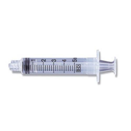 Becton Dickinson 5mL BD Slip Tip Syringe, (309647)