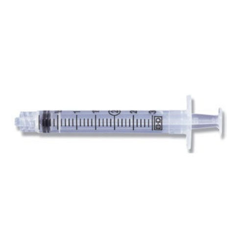 Becton Dickinson 3mL BD Slip Tip Syringe, (309656)