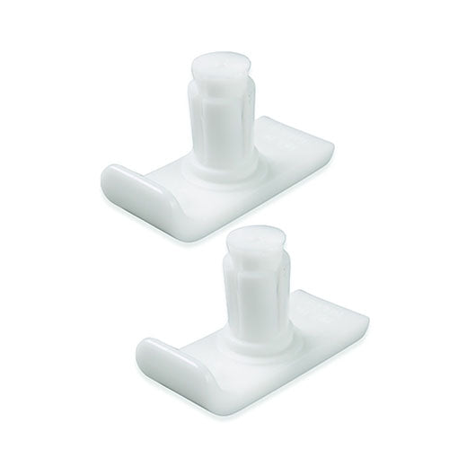 Briggs Healthcare DMI Walker Ski Glides, Fit 7/8" and 1" Diameter Walker Legs (510-1031-0000)