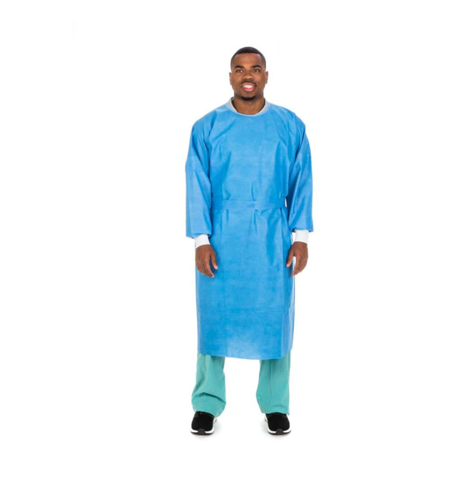 Cardinal Health Non-sterile Procedure Gown, Universal, Blue (3200PG)