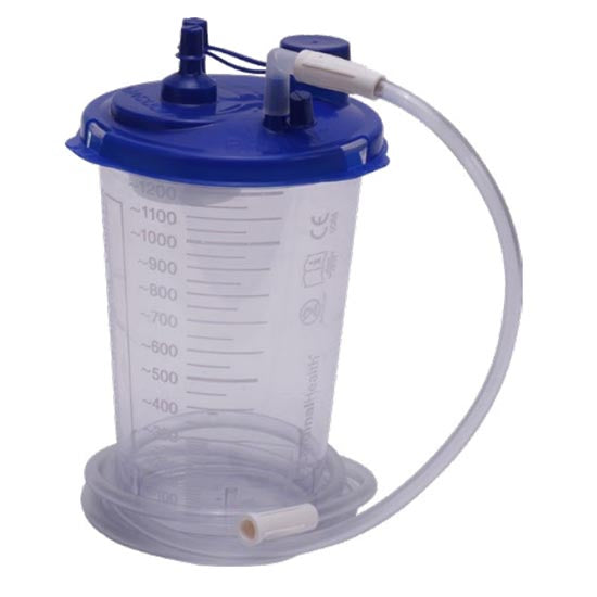 Cardinal Health Medi-Vac Guardian Suction Canister Kit, 1200cc (65651-395)