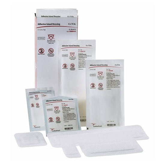 Cardinal Health Adhesive Island Dressing, 4" x 14" (C-DDS0414S)