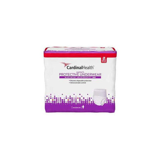 Cardinal Health Maximum Absorbency Protective Underwear for Women, Large (UWFLG18)