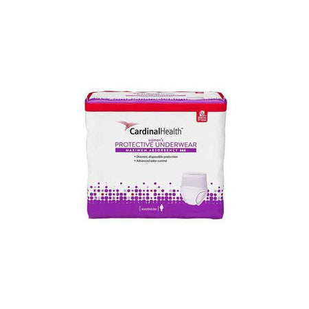 Cardinal Health Maximum Absorbency Protective Underwear for Women, Large (UWFLG18)