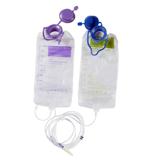 Cardinal Health Kangaroo ePump 1000mL Feed Set with 1000mL Flush Bag (773662)
