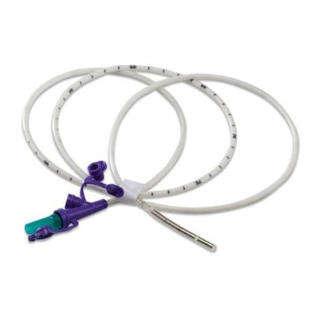 Cardinal Health Kangaroo Nasogastric Feeding Tube, ENFit, 3 g Weighted Tip, Rigid Port, No Stylet, 8 Fr/Ch (8884720817E)