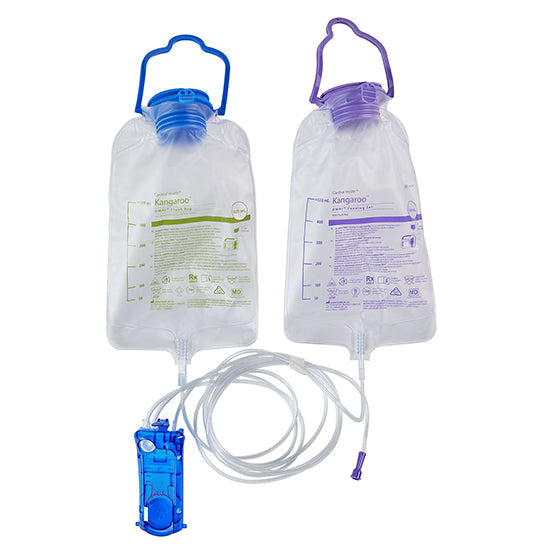 Cardinal Health Kangaroo OMNI 500mL Pump Set with 500mL Flush Bag (B5FF)