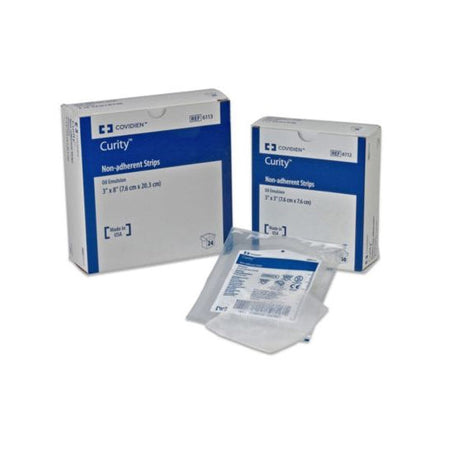 Cardinal Health Curity Non-Adhering Dressing, 3" x 8" Dressing, Sterile (6115)