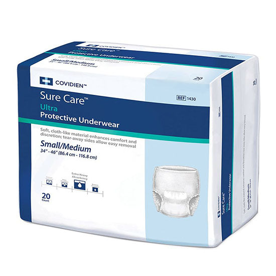 Cardinal Health Sure Care Ultra Protective Underwear, Large (1445)