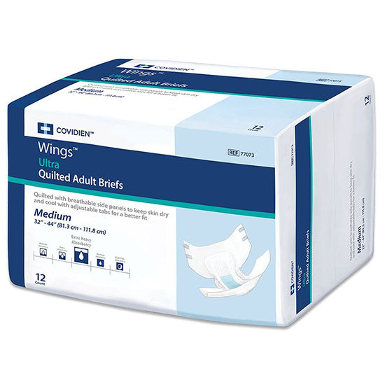Cardinal Health Wings Quilted Ultra with BreatheEasy Adult Brief, X-Large (77075)