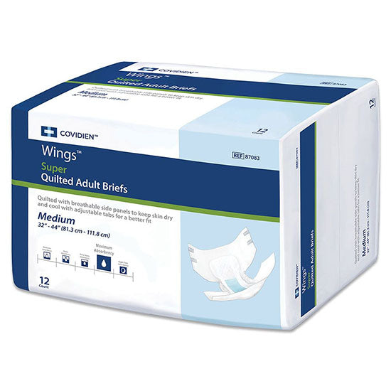 Cardinal Health Wings Super Quilted Adult Brief, X-Large (87085)