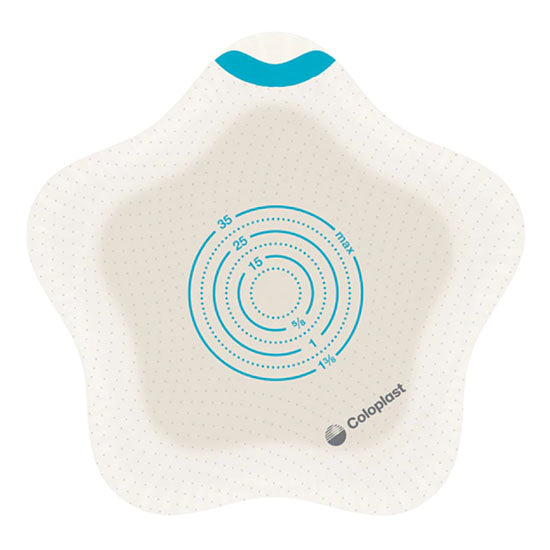 Coloplast 2-Piece SenSura Mio Kids Flex Barrier, Cut-to-fit, Stoma 0" - 1-1/16", Purple (18735)