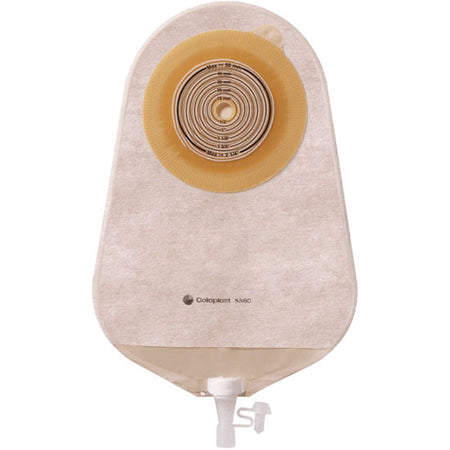 Coloplast Assura Convex Deep 1-Piece Urostomy Pouch, Maxi, Cut-to-fit, 5/8" - 1-11/16", Transparent (12596)