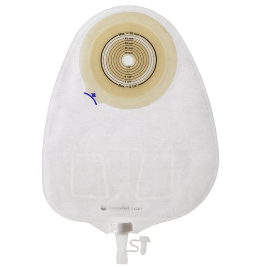Coloplast Assura 1-Piece Urostomy Pouch, Stoma Size 5/8" - 1-11/16", Standard, Transparent (14717)