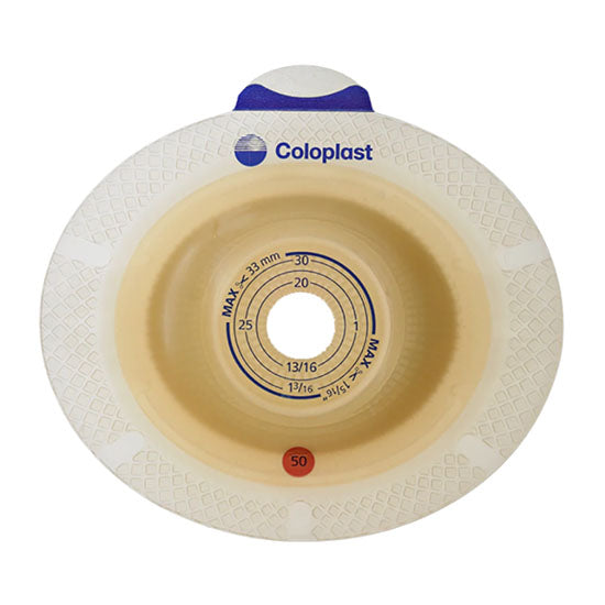 Coloplast SenSura Click barrier, Pre-cut, 7/8", Extended wear, Convex light (11016), 5/BX