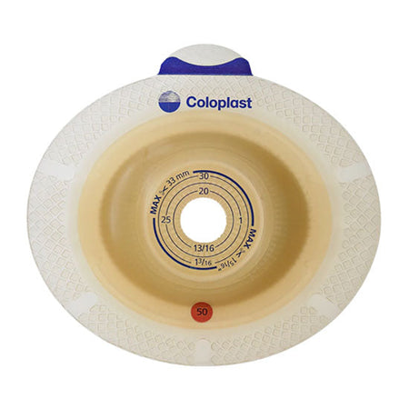 Coloplast SenSura Click barrier, Pre-cut, 1-3/8", Extended wear, Convex light (11036), 5/BX