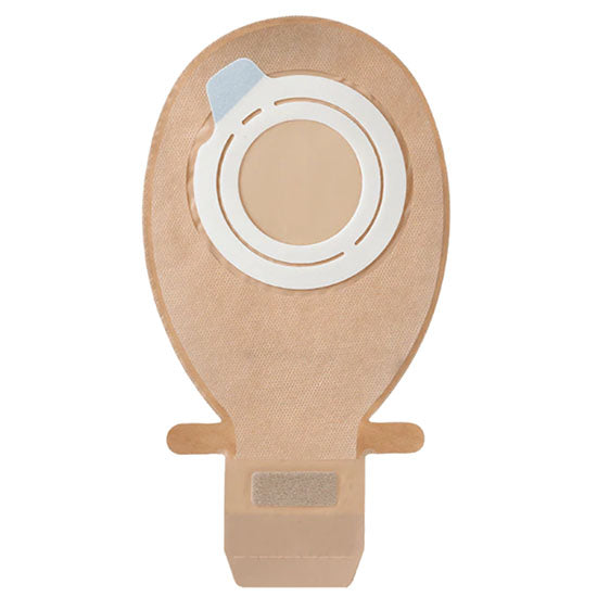 Coloplast SenSura Flex drainable pouch, Coupling Size Gray, Transparent (11590), 20/BX