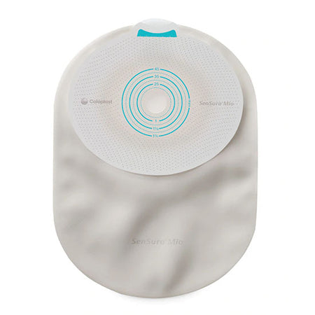 Coloplast SenSura Mio 1-Piece Closed Pouch, Midi, Pre-cut 1" with Filter, Opaque (10872)