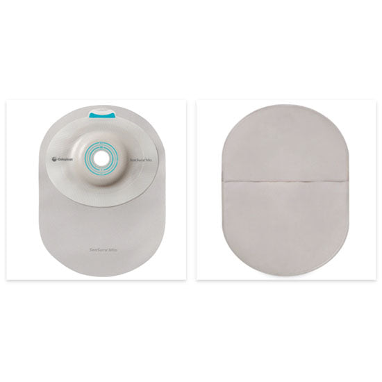 Coloplast SenSura Mio Deep Convex MAXI Closed Pouch, Cut-to-fit, 3/8" - 1-11/16", Transparent (16355)