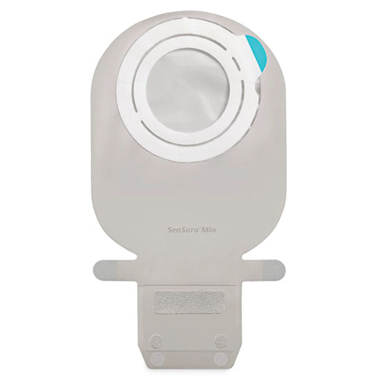 Coloplast SenSura Mio Flex drainable pouch, Pouch Size Midi, Coupling Size Yellow, Opaque with Inspection Window (12281)