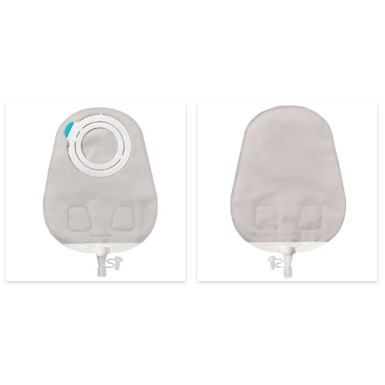 Coloplast SenSura Mio Flex urostomy pouch, Pouch Size Maxi (10-1/2"), Coupling Size Red, Transparent (12298)