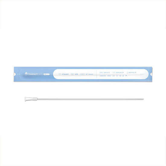 CompactCath OneCath Intermittent Urinary Catheter, 12FR, 16", Straight (201-1612)