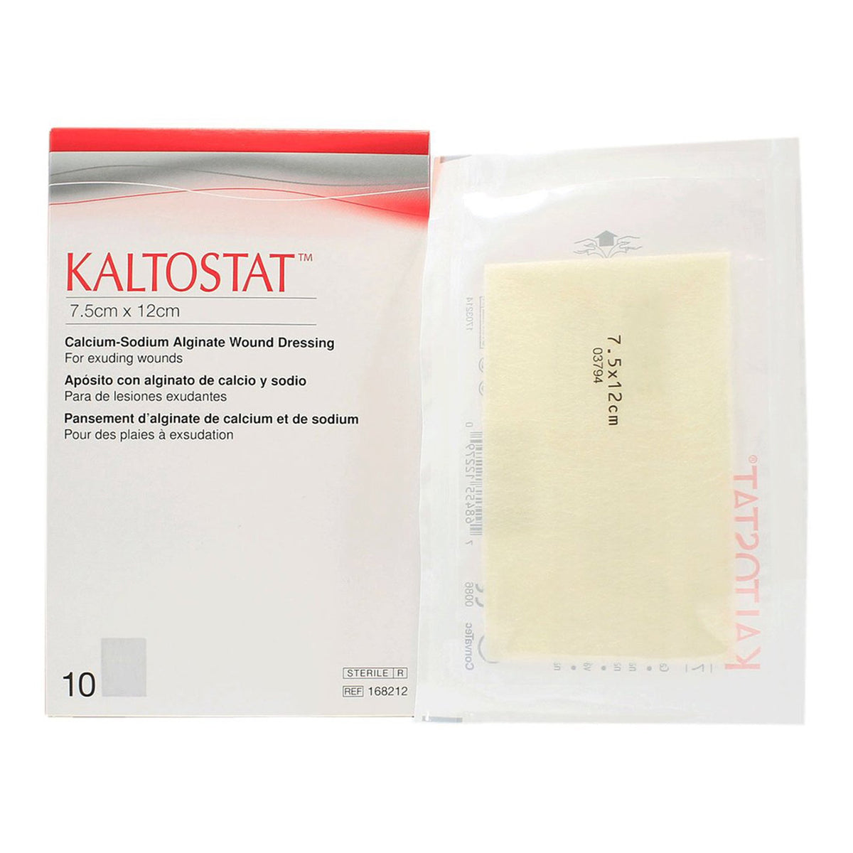 Convatec KALTOSTAT Calcium Sodium Alginate Dressing, 3" x 4.75" (168212) - Box of 10 each