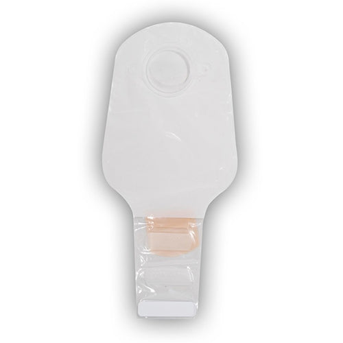 Convatec Natura Two-Piece Drainable Pouch, Transparent, 2-1/4" Flange (411266)