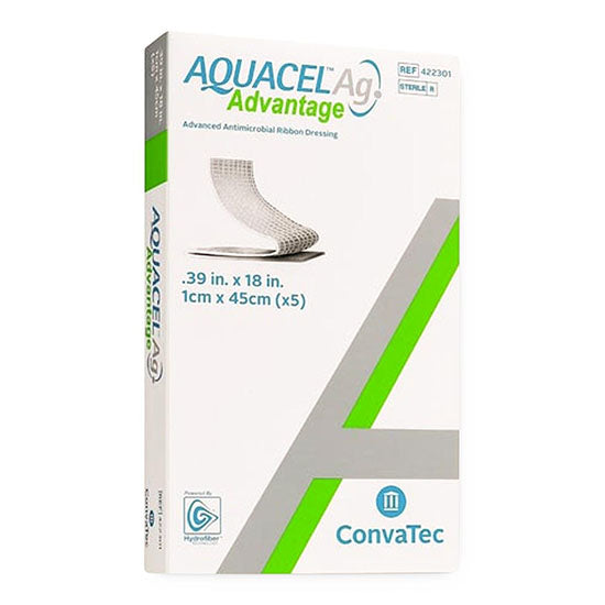 Convatec Aquacel Ag Advantage Ribbon, 0.39" x 18" (422301)