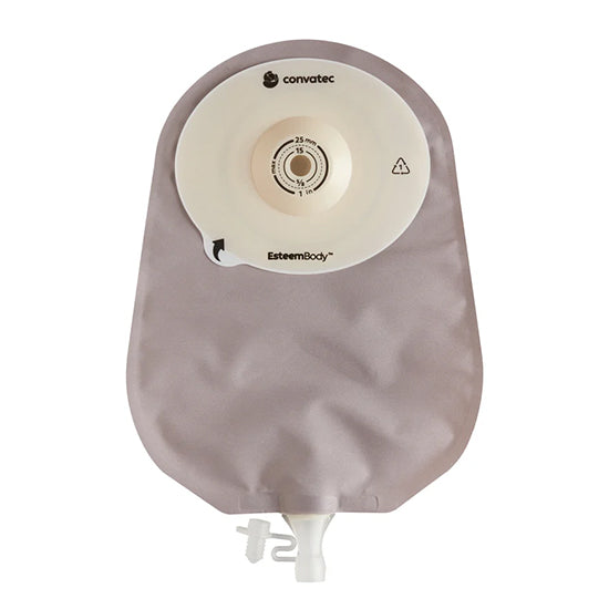 Convatec Esteem Body Soft Convex One-Piece Urostomy Pouch, 10", 10-35mm (423722)