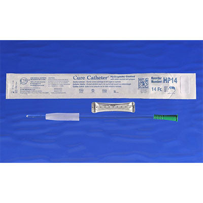 Cure Hydrophilic Coated Pediatric Intermittent Catheter 14Fr, 10" (HP14)