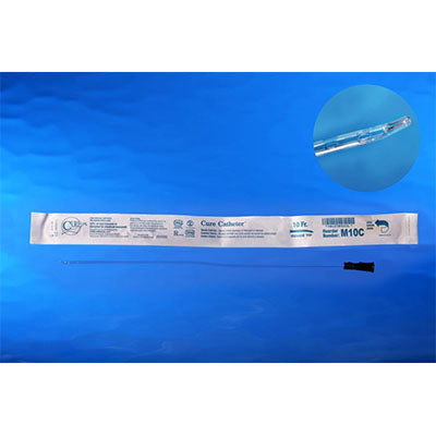 Cure Male Coude Tip Catheter 10Fr, 16" (M10C)