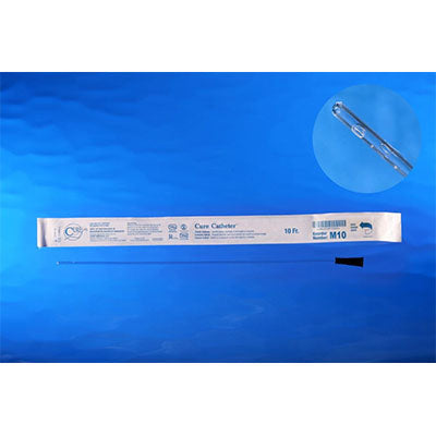 Cure Male Straight Tip Catheter 10Fr, 16" (M10)