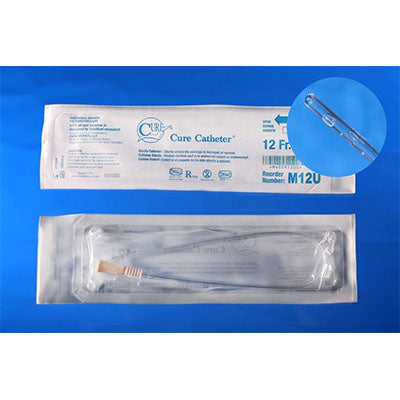 Cure Male Pocket Catheter Straight Tip 12Fr, 16" (M12U)