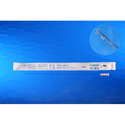 Cure Male Straight Tip Catheter 12Fr, 16" (M12)