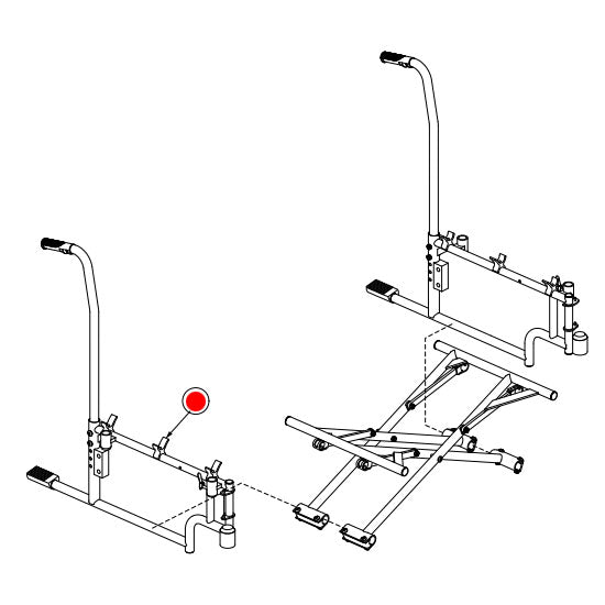 Replacement Caster Axle and Nut, for Paramount XD , Wheelchair Parts (90762909)