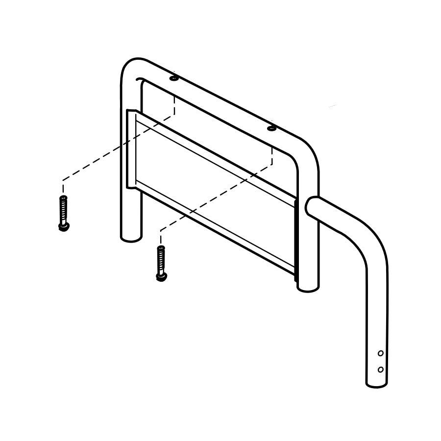 Replacement Wheelchair Arm - Detachable Arm Fixed Height, Desk Length, for Everest & Jennings Advantage, Traveler HD and Advantage Recliner (90763020), Wheelchair Parts