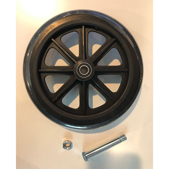 Replacement Caster Wheel, Axle and Nut, for Everest & Jennings Traveler SE , Wheelchair Parts (90763041)