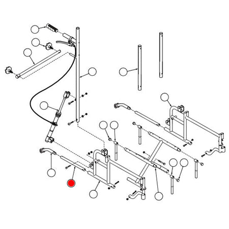 Replacement Bottom Inner Rail Kit, for Everest & Jennings Advantage Recliner , Wheelchair Parts (90763703)