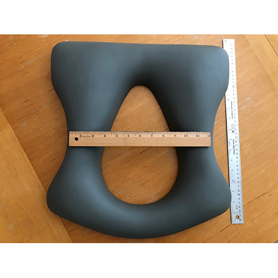 Replacement Padded Seat, Oval Cut, 14-1/2" and 17-1/2" Back Height, for the Everest & Jennings Rehab Shower Commode (90835070J)