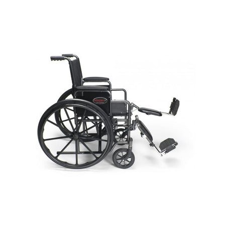 Everest & Jennings Advantage LX, 20" x 16", Detachable Desk Arm, Detachable Elevating Legrest, Vinyl (3H021330)