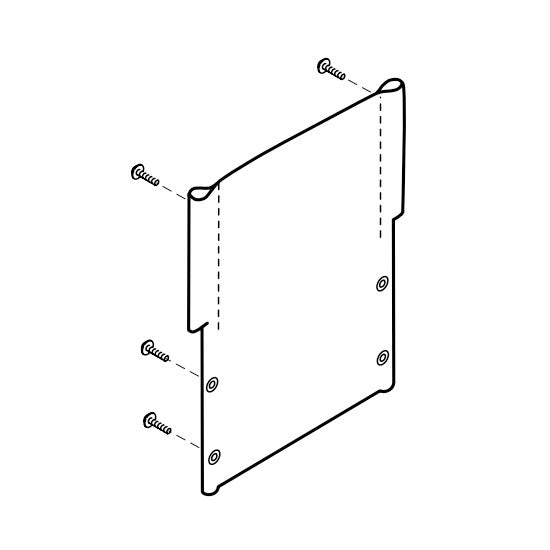 Replacement Back Upholstery, Nylon, Detachable Arm, 20", for E&J Advantage LX , Wheelchair Parts (907635A3B)
