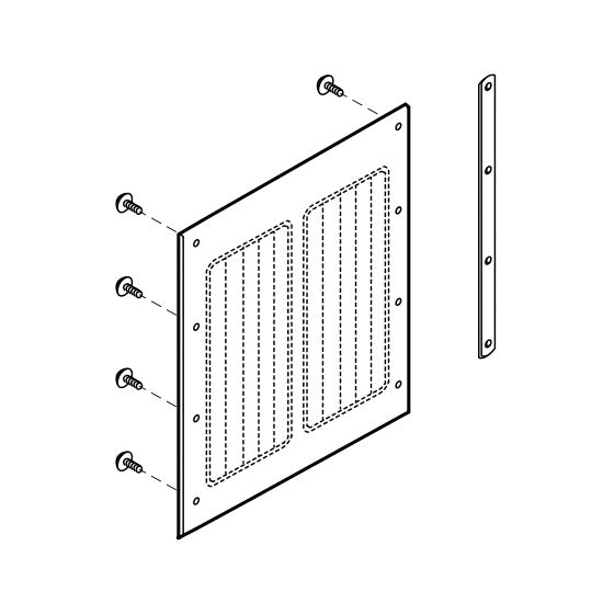 Replacement Back Upholstery, Vinyl, Fixed Arm, 18", for E&J Advantage LX , Wheelchair Parts (907635F2B)