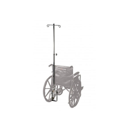 Everest & Jennings O2/IV Holder Combination , Wheelchair Parts (B10320F)
