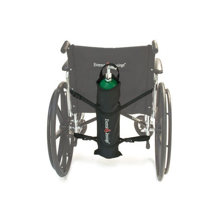 Everest & Jennings Wheelchair Oxygen Bag Holder, Black, Nylon , Wheelchair Parts (EJO2BAG07)